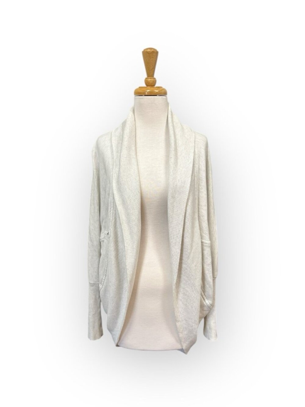 Wilfred Aritzia Diderot Studded Cardigan Size Xs Cream Beige